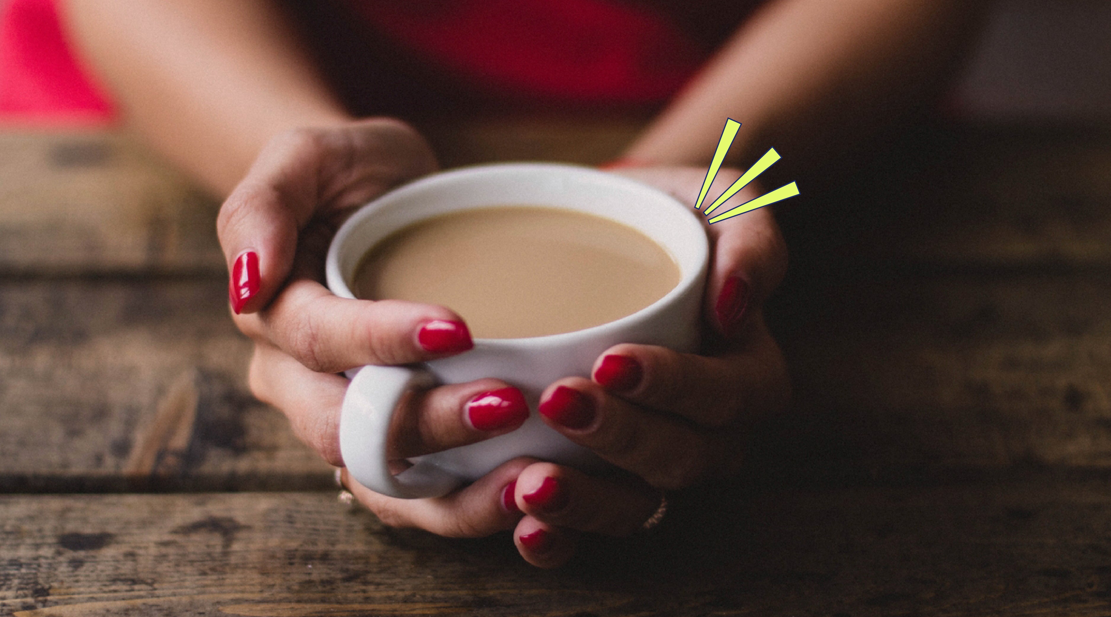 Healthy hot chocolate as a mood booster.