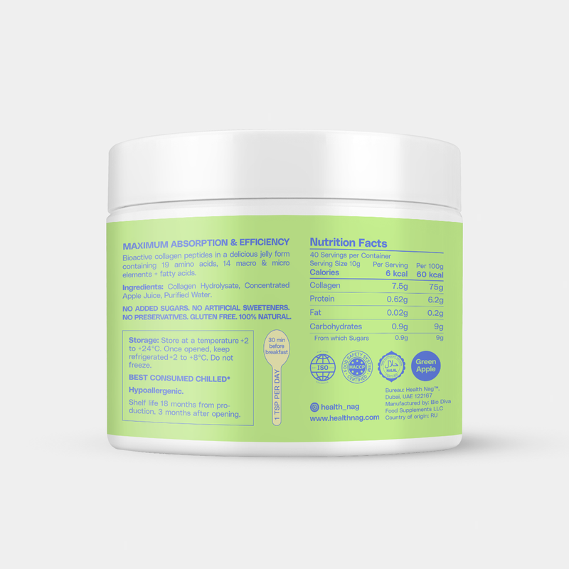 PRE-ORDER Bioactive Collagen Jelly | Halal – Health Nag