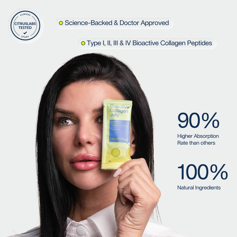 Bioactive Collagen Jelly Sachets – Green Apple