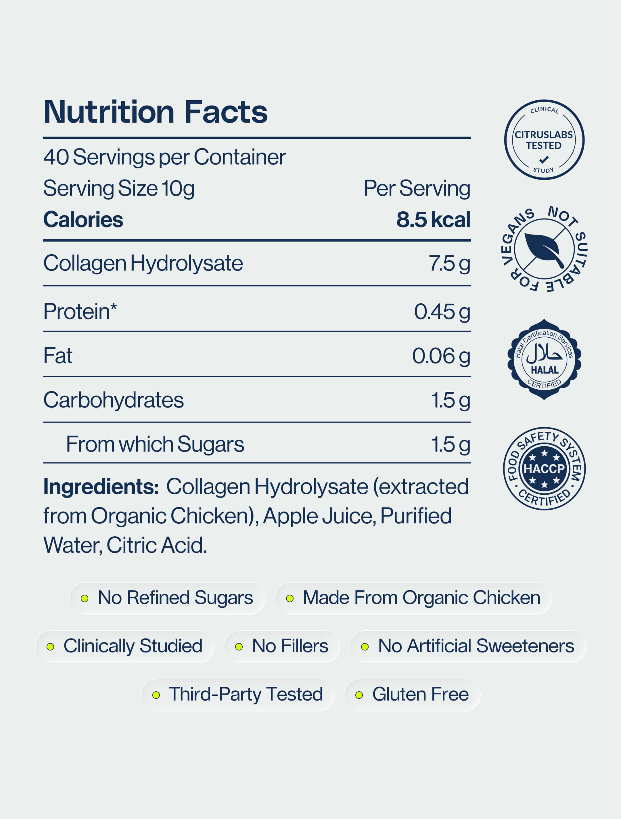 Bioactive Collagen Jelly Green Apple