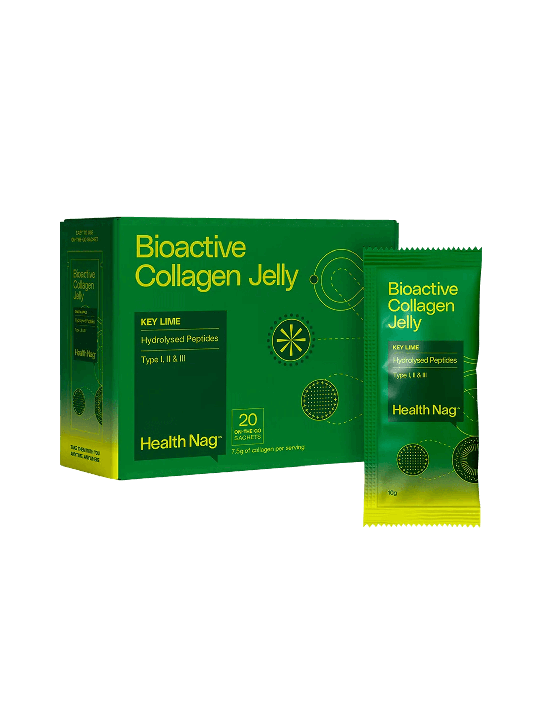 Bioactive Collagen Jelly Sachets – Key Lime