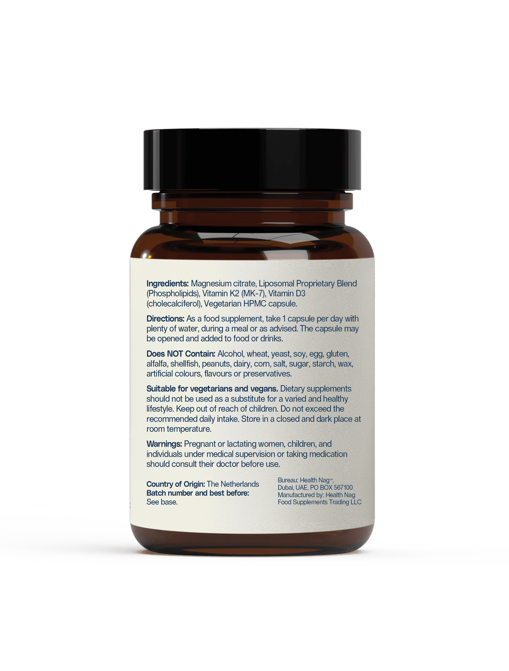 Liposomal D3 + K2 + Magnesium Citrate