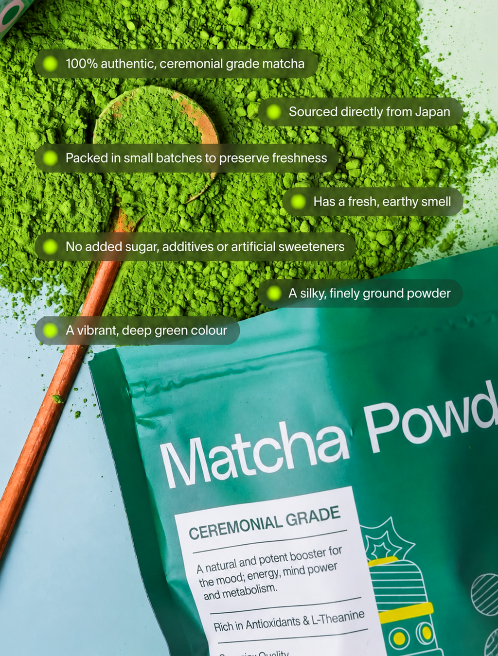 Matcha Tea Ceremonial Grade 100g