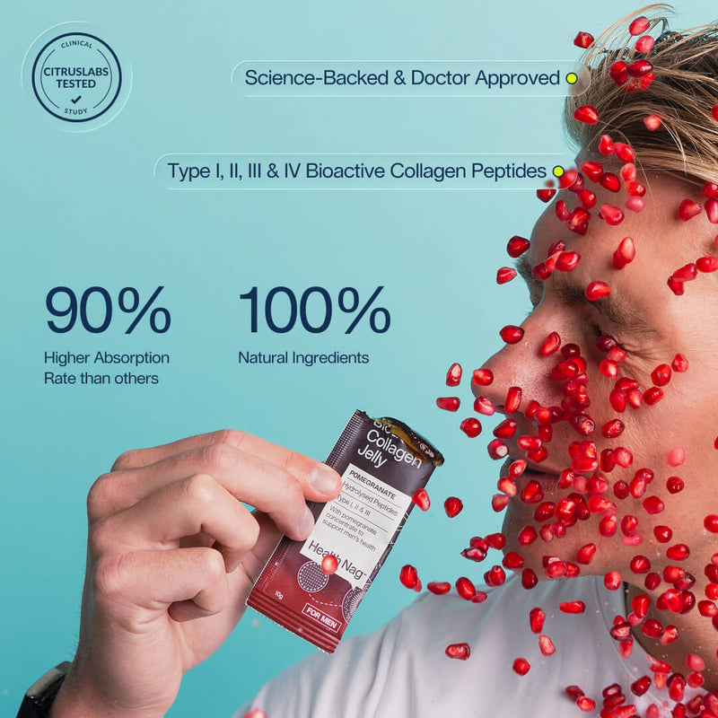 Bioactive Collagen Jelly Sachets – Pomegranate