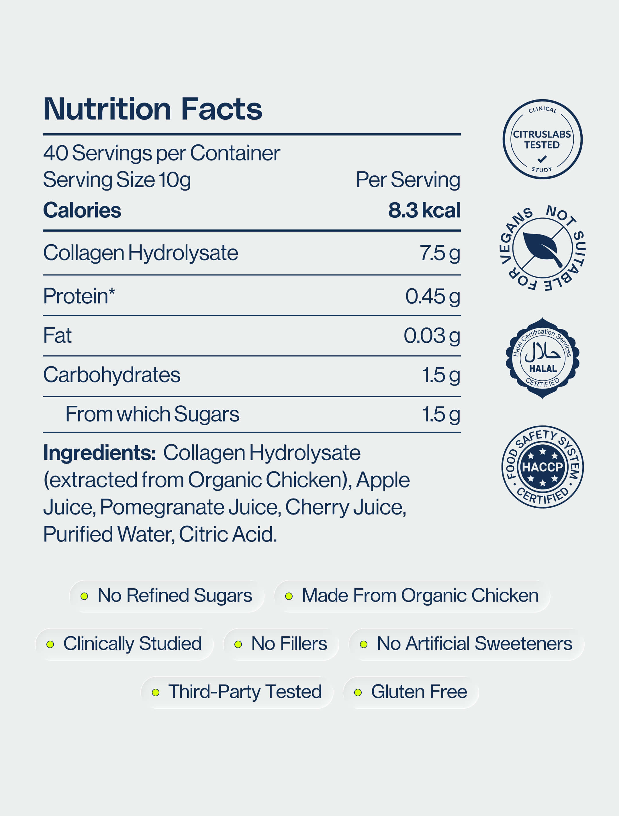 Bioactive Collagen Jelly Pomegranate