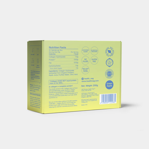 Bioactive Collagen Jelly Sachets – Green Apple