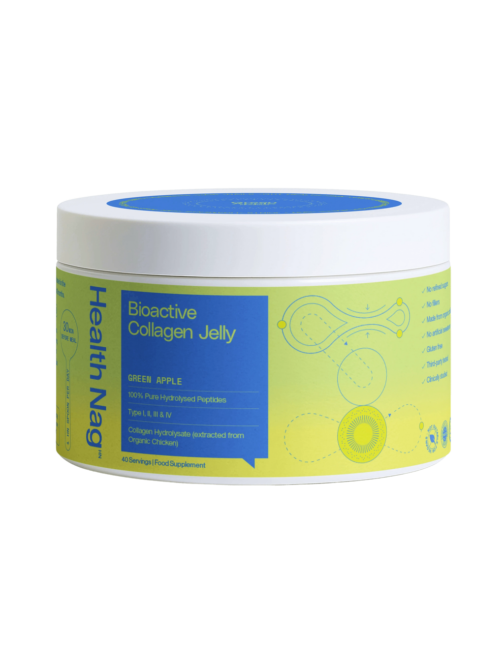 Bioactive Collagen Jelly Green Apple